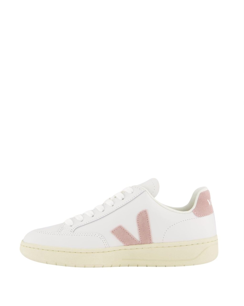 Veja Dames V-12 Sneaker Wit/Roze Wit