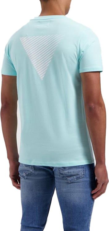 Pure Path Essential T-shirt Turquoise Blauw