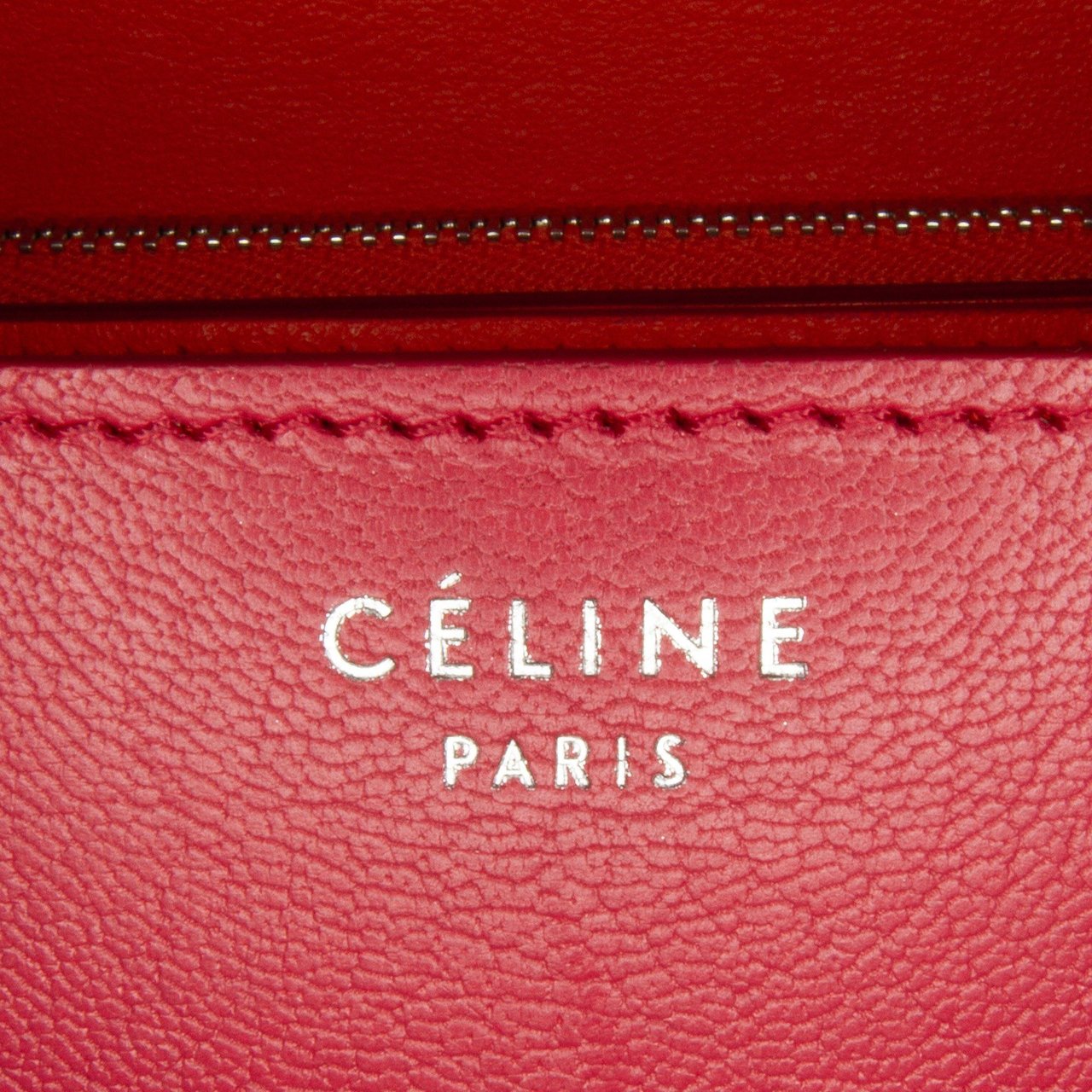 Celine Medium Classic Box Rood