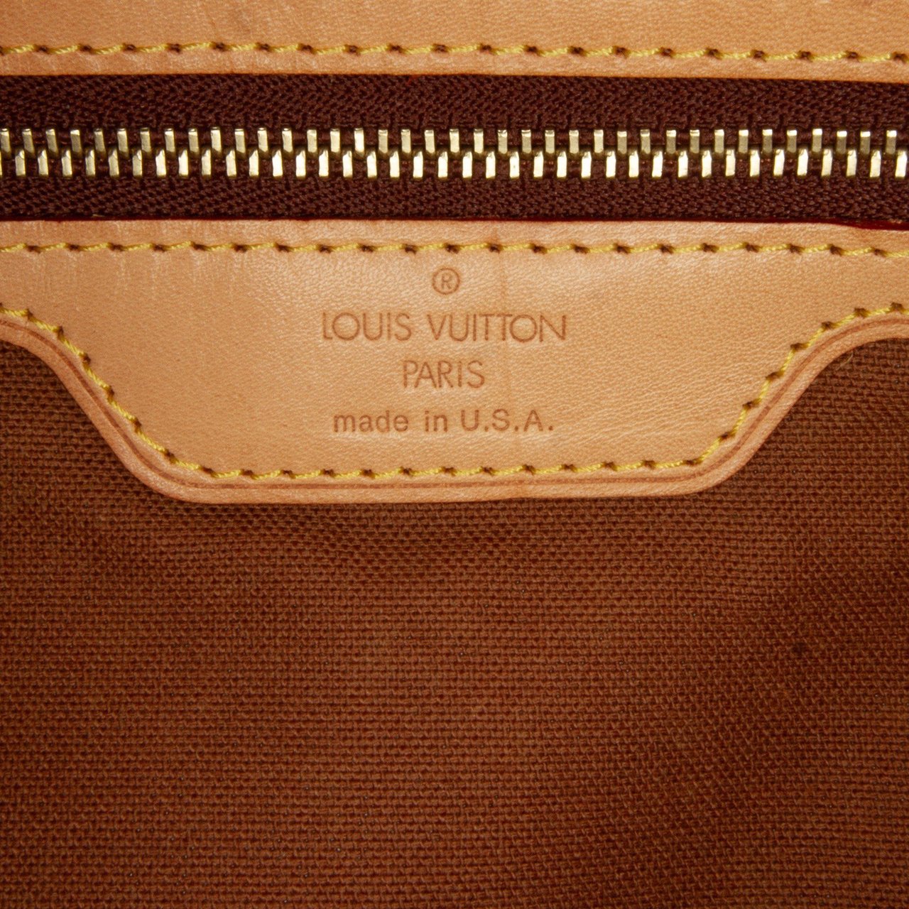 Louis Vuitton Monogram Cabas Mezzo Bruin