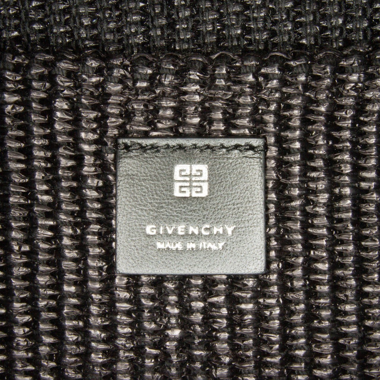 Givenchy Logo Raffia Tote Zwart