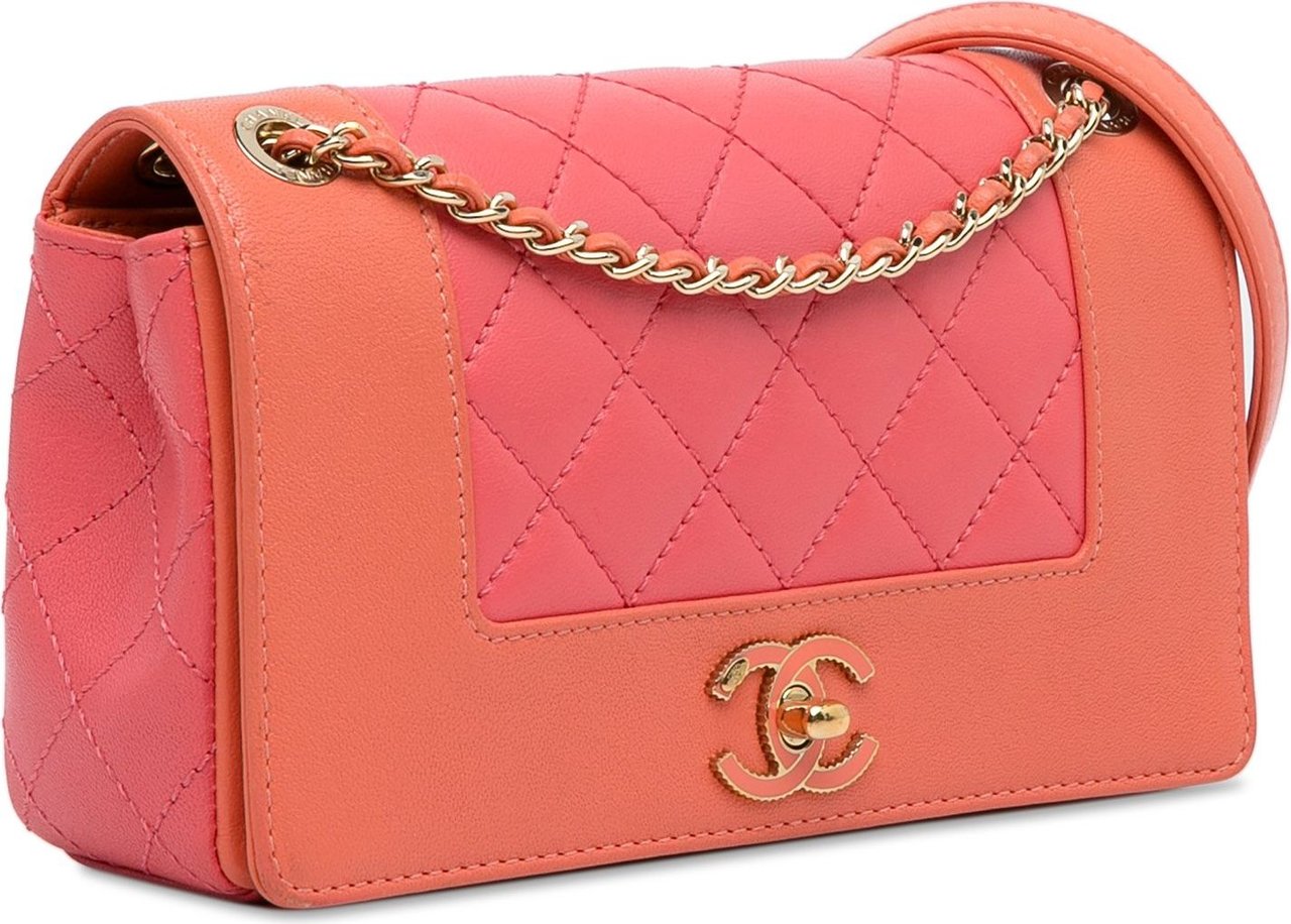 Chanel Small Mademoiselle Vintage Flap Bag Roze