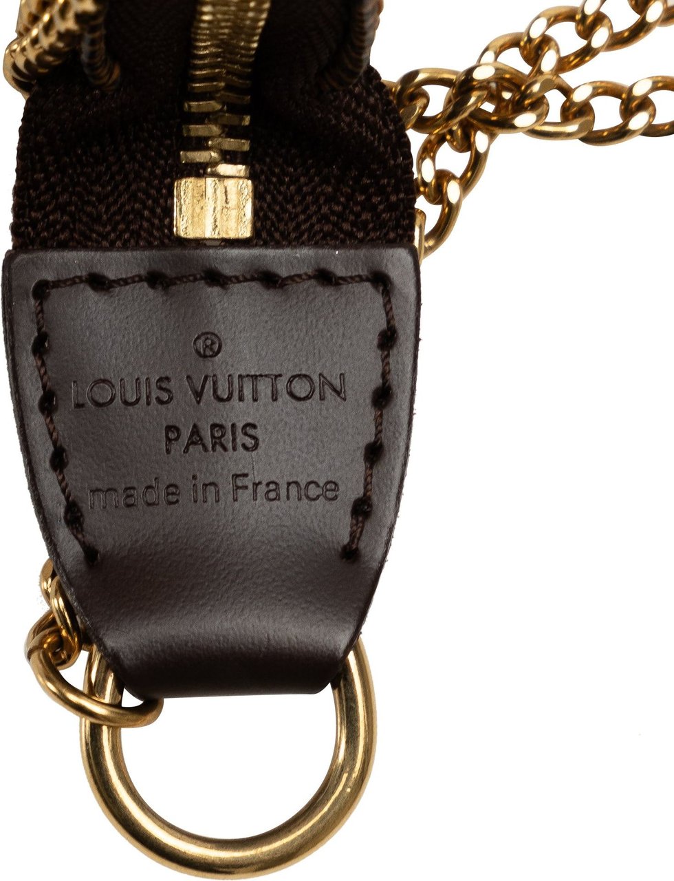 Louis Vuitton Damier Ebene Trunks and Bags Mini Pochette Accessoires Bruin
