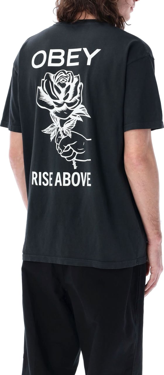 Obey RISE ABOVE TEE Zwart