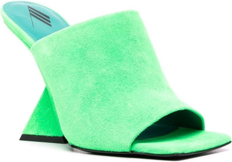 The Attico Sandals Green Groen
