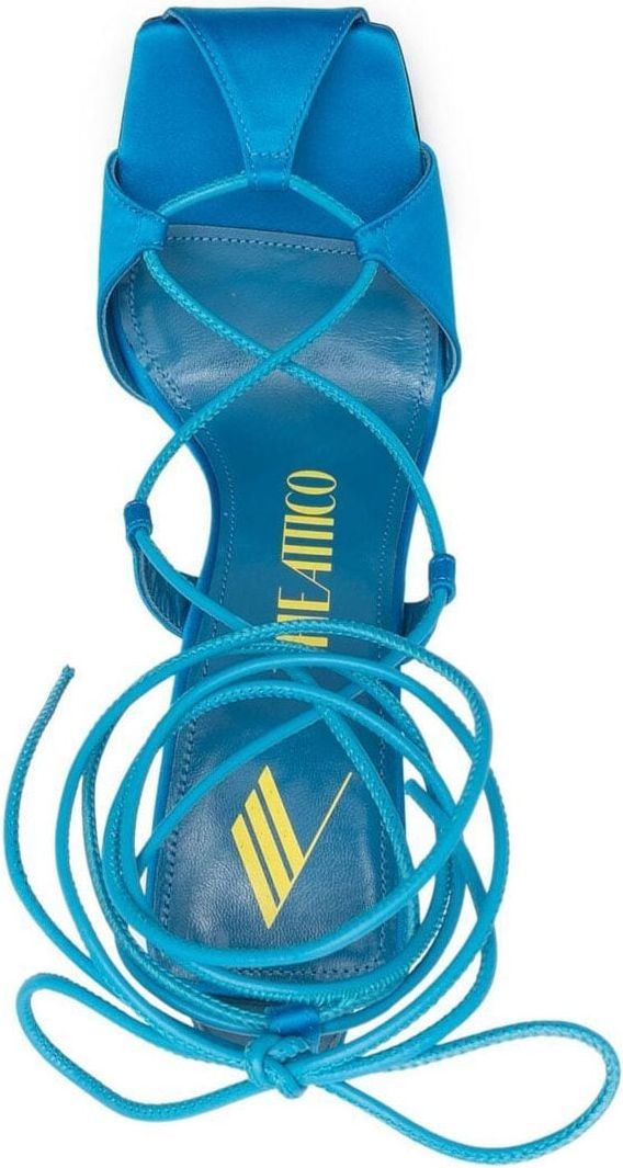 The Attico Sandals Clear Blue Blauw