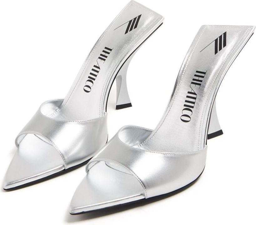The Attico Sandals Silver Zilver