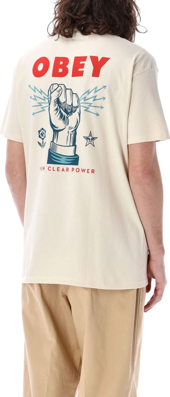 Obey NEW CLEAR POWER TEE Wit