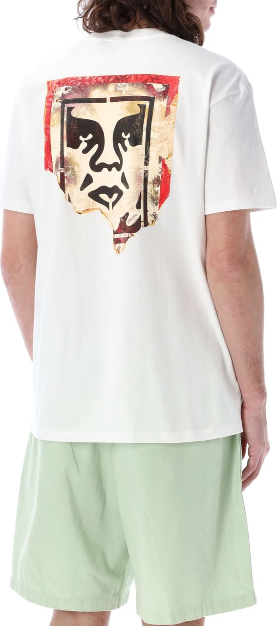 Obey RIPPED ICON TEE Wit
