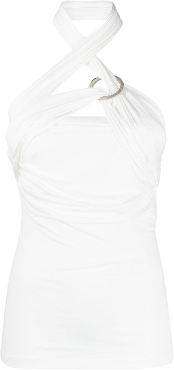 The Attico Top White Wit