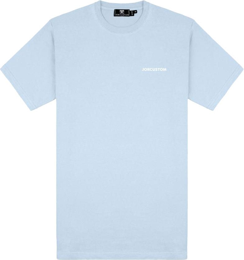 JORCUSTOM Trademark Slim Fit T-Shirt Li Blue Blauw