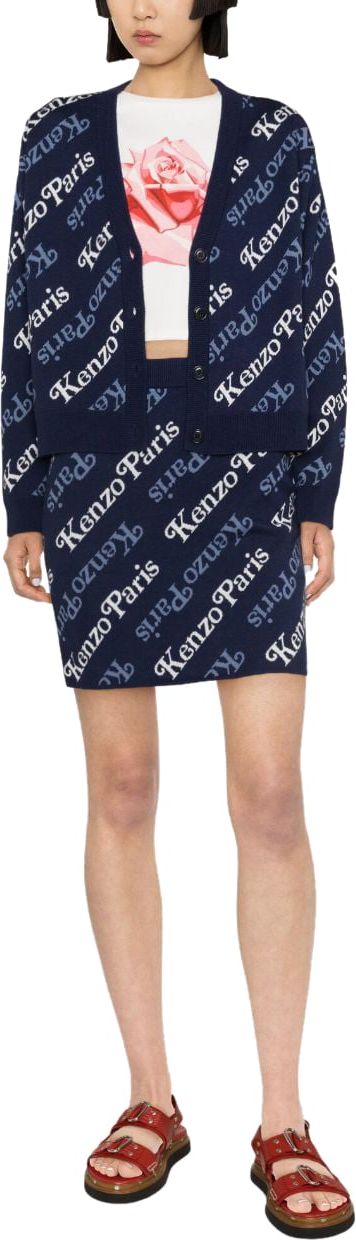 Kenzo Logo Skirt Blauw