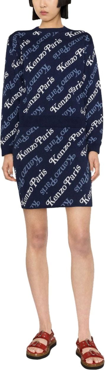 Kenzo Cotton Knitwear Blauw