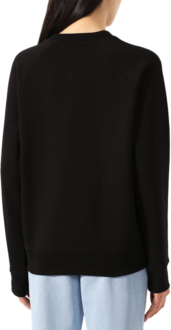 Marc Jacobs The Rhinestone Logo Sweatshirt Zwart