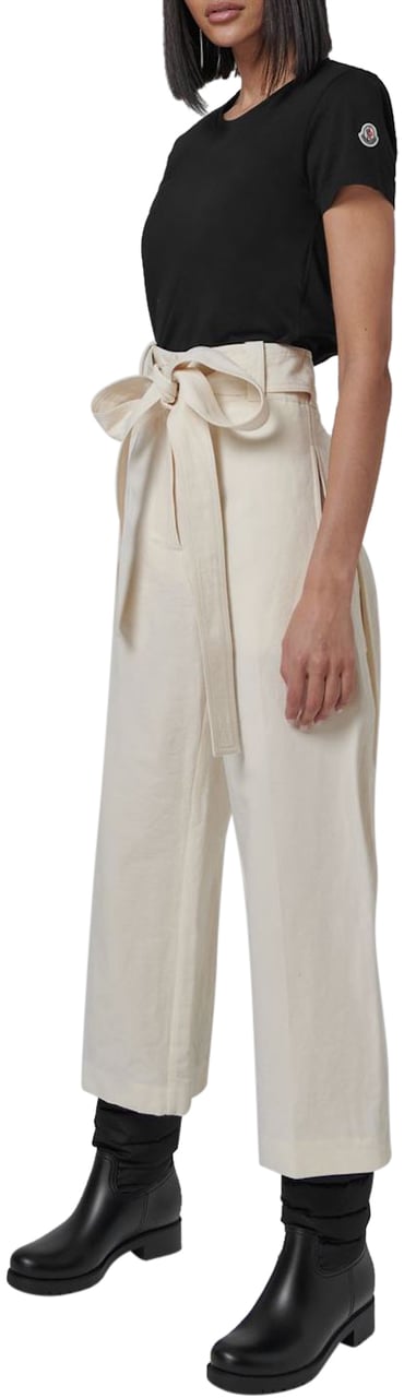 Moncler 2  Genius 1952 Belted Cropped Pants Beige