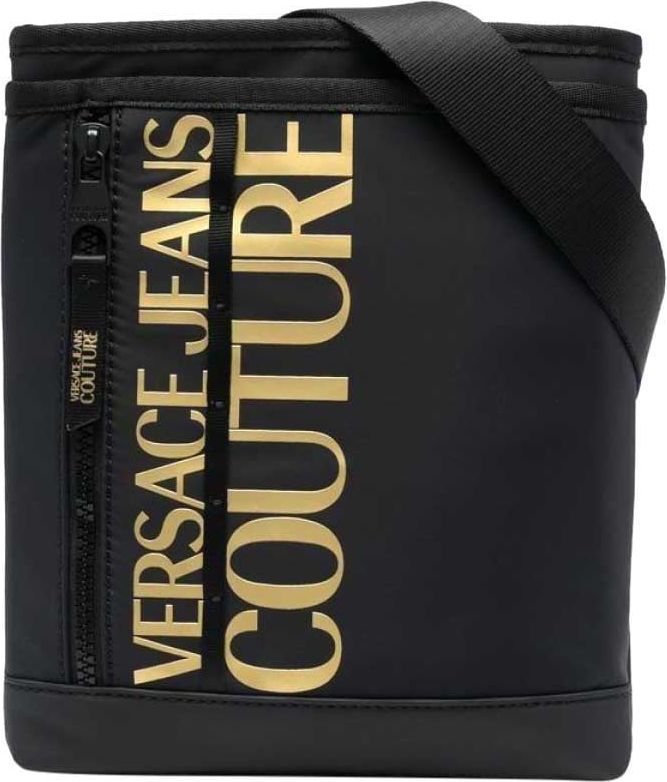 Versace Vjc Logo Crossbody Bag Zwart
