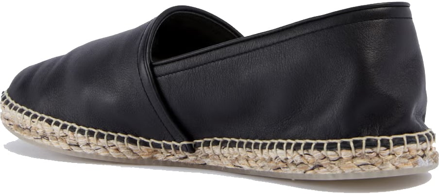 Ferragamo Lamar Gancini Logo Espadrilles Zwart
