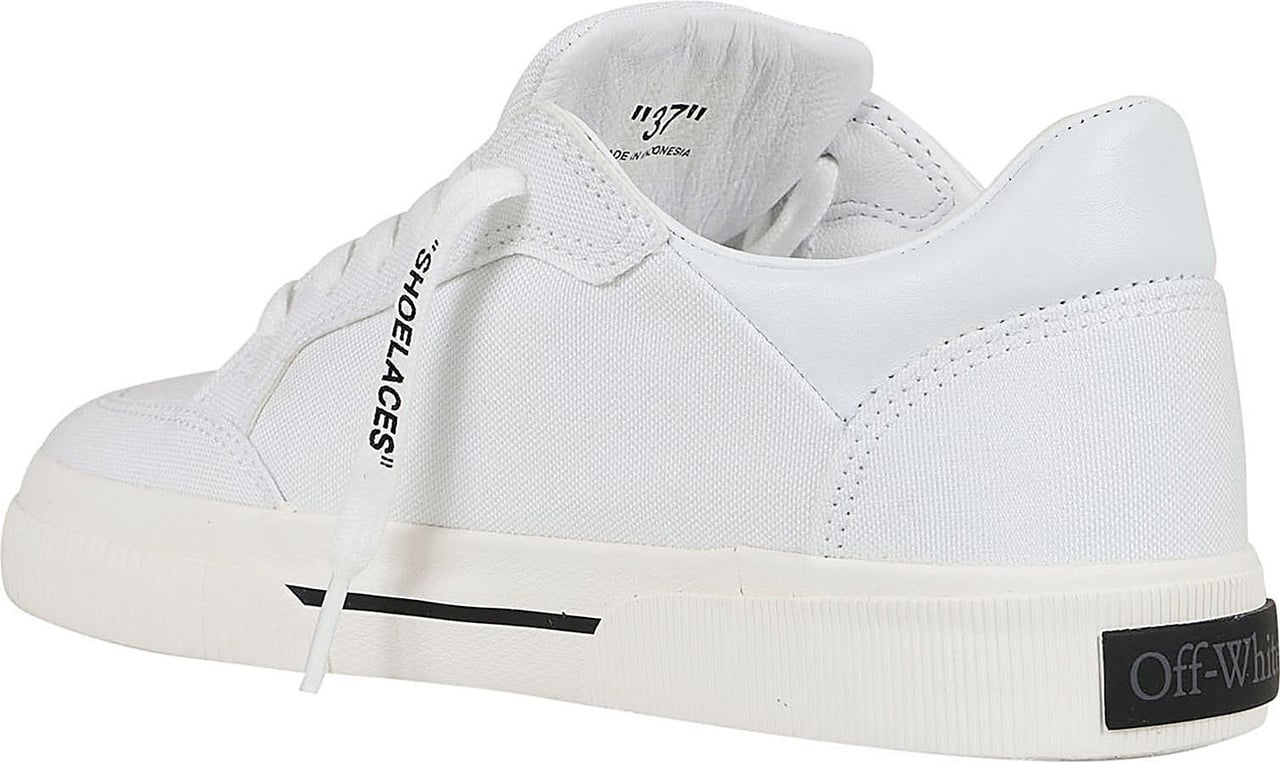 OFF-WHITE Dames New Low Vulcanized Canvas Wit Wit