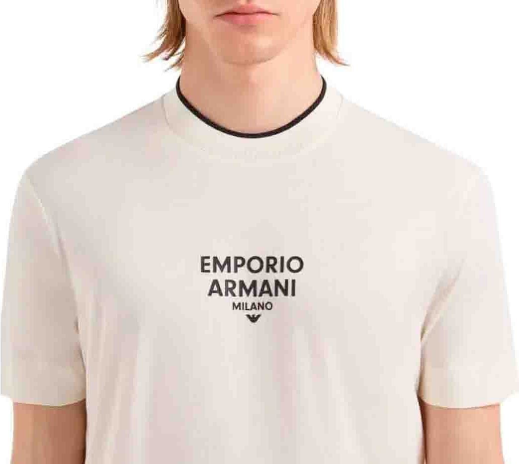 Emporio Armani Ea Milano Vanilla T-shirt Beige Beige