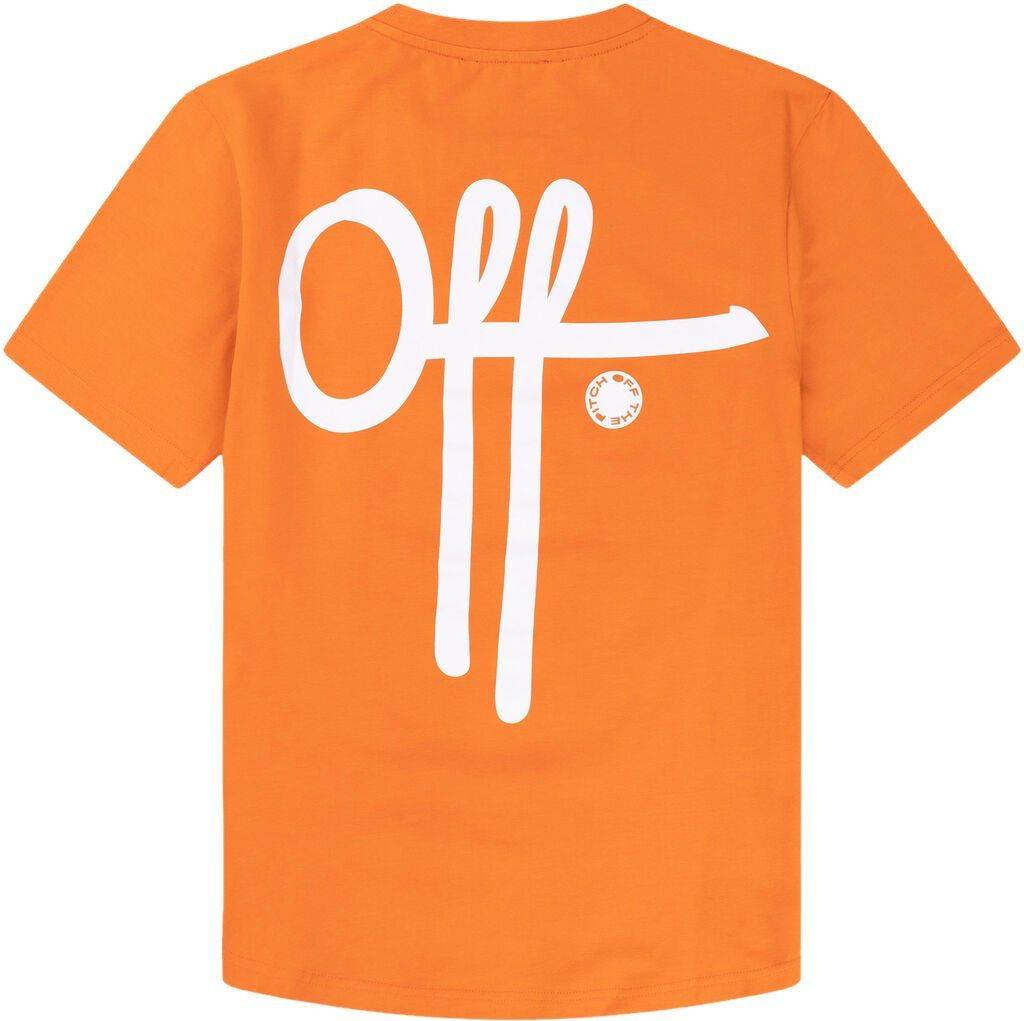 OFF THE PITCH Fullstop Slim Fit T-Shirt Heren Oranje Oranje