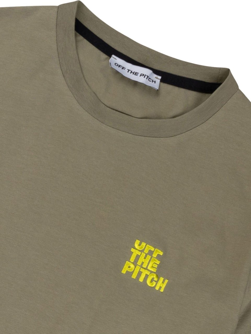 OFF THE PITCH Fullstop Slim Fit T-Shirt Heren Groen Groen