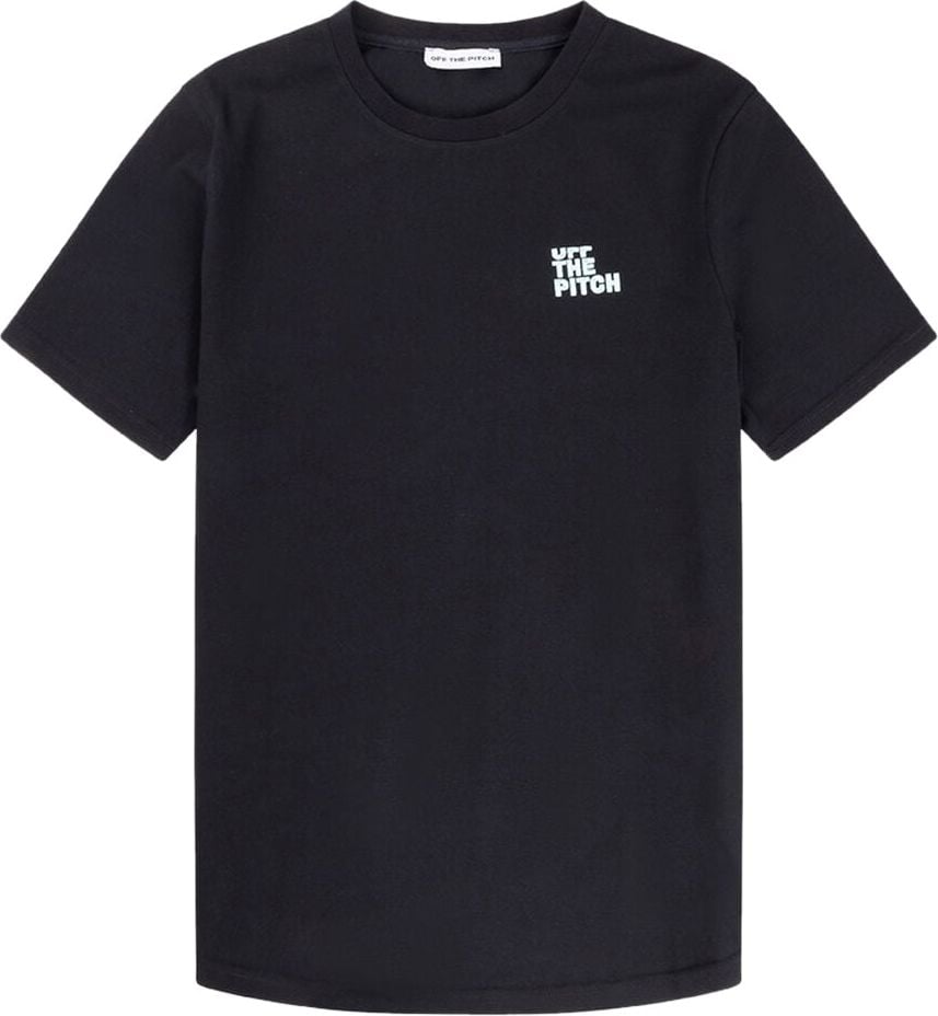 OFF THE PITCH Fullstop Slim Fit T-Shirt Heren Zwart Zwart