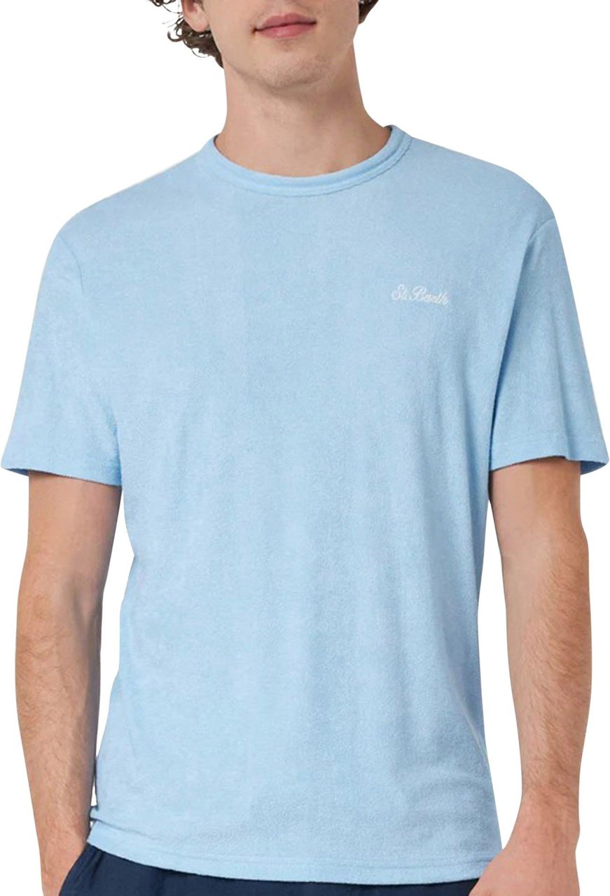 MC2 Saint Barth MC2 Saint Barth T-shirts and Polos Clear Blue Blauw