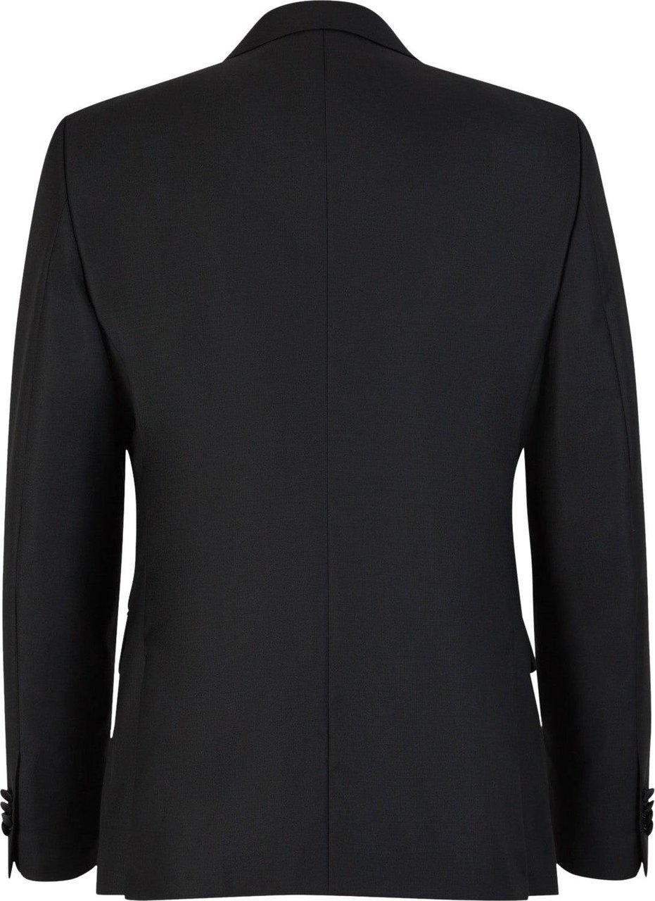 Valentino Plain Wool Tuxedo Zwart