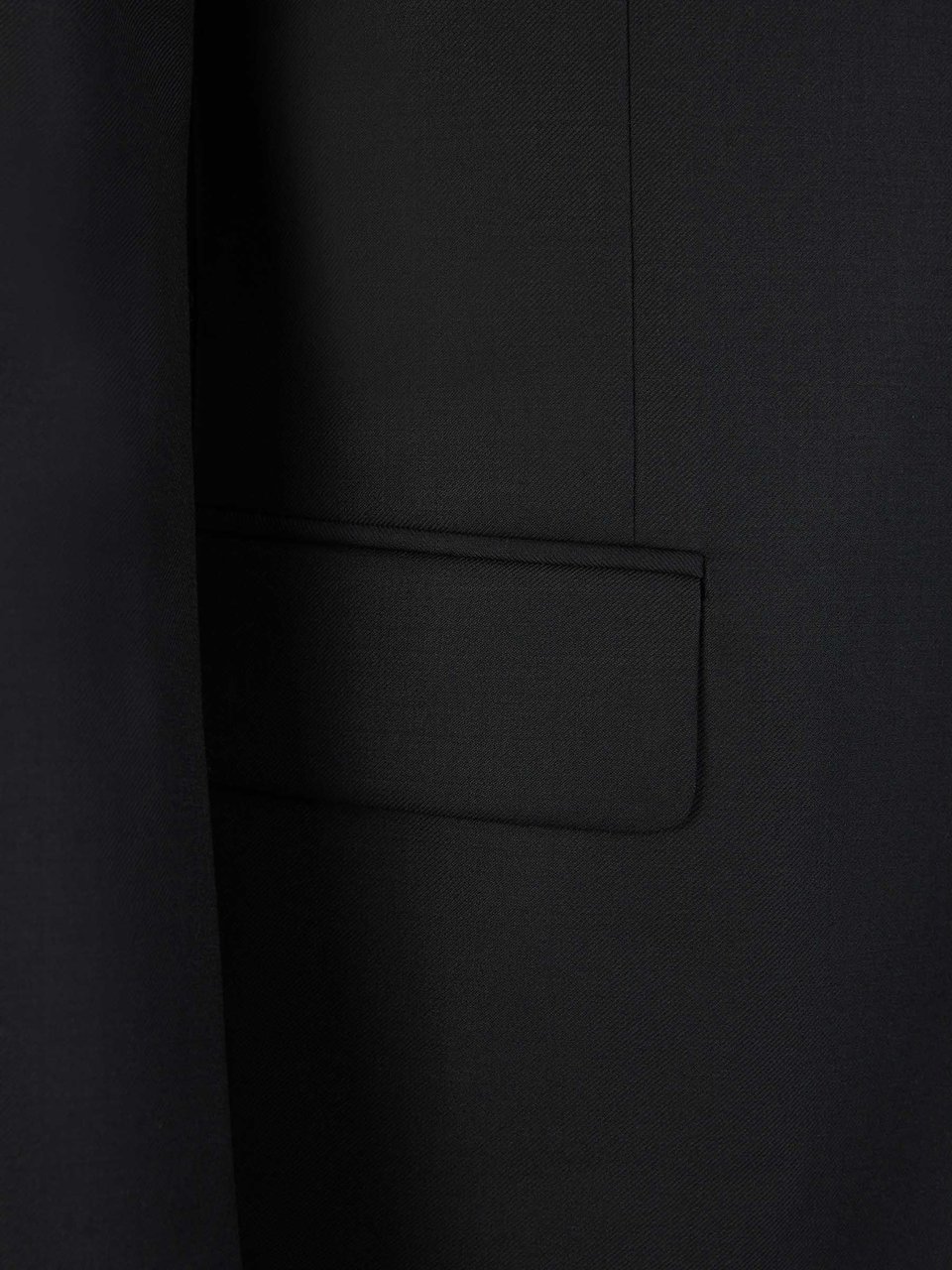 Valentino Plain Wool Tuxedo Zwart