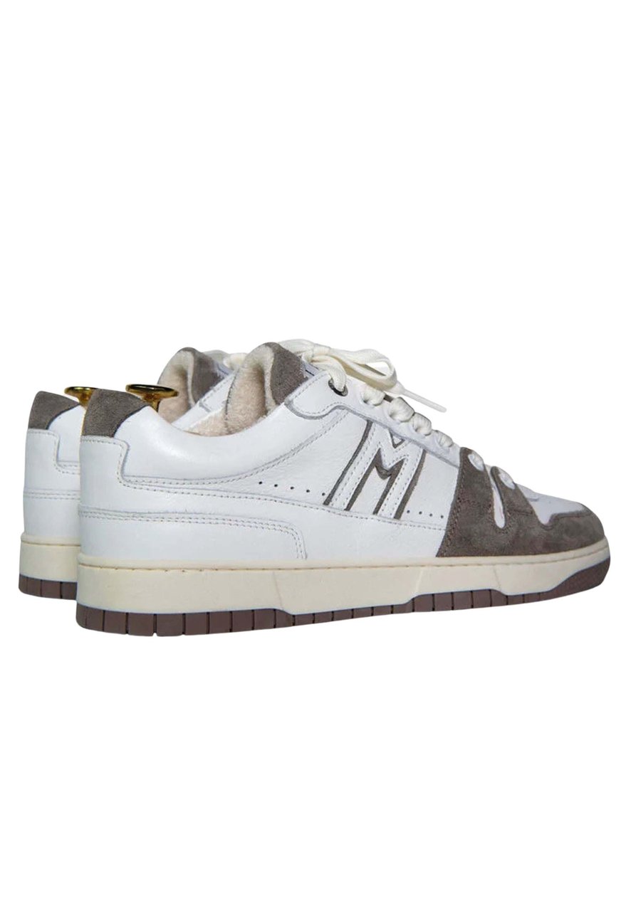 Mercer Amsterdam Mercer The Brooklyn Sneakers Wit The Brooklyn M Vintage White/taupe Wit