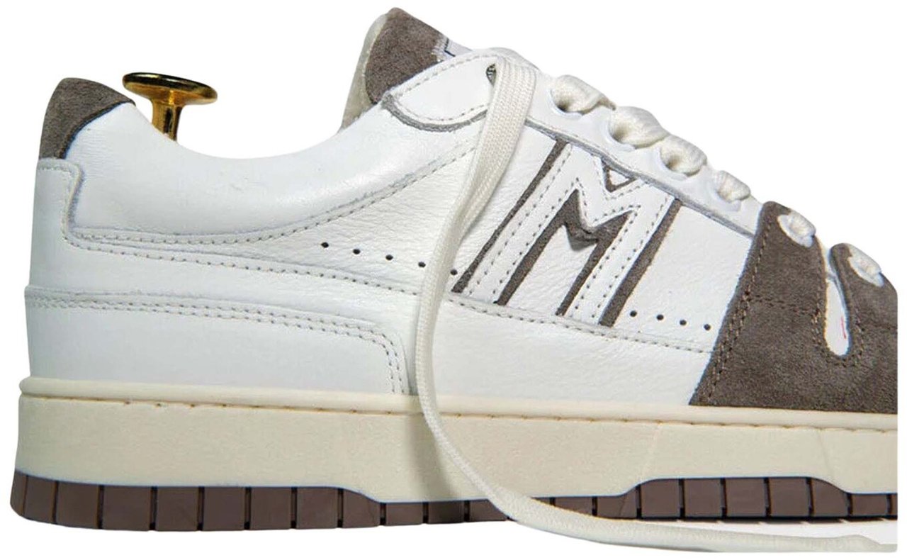 Mercer Amsterdam Mercer The Brooklyn Sneakers Wit The Brooklyn M Vintage White/taupe Wit