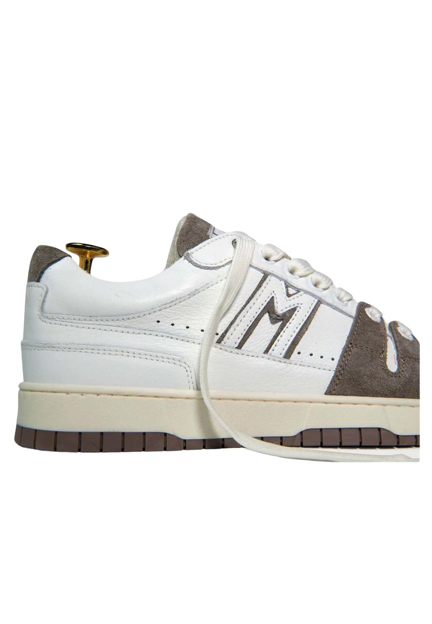 Mercer Amsterdam Mercer The Brooklyn Sneakers Wit The Brooklyn M Vintage White/taupe Wit