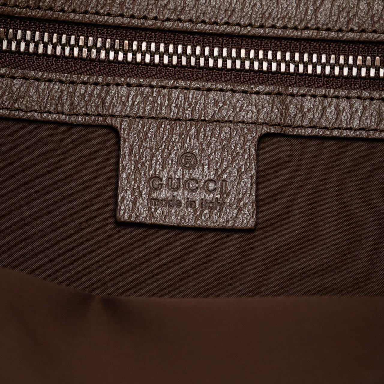Gucci GG Supreme Neo Vintage Drawstring Backpack Bruin