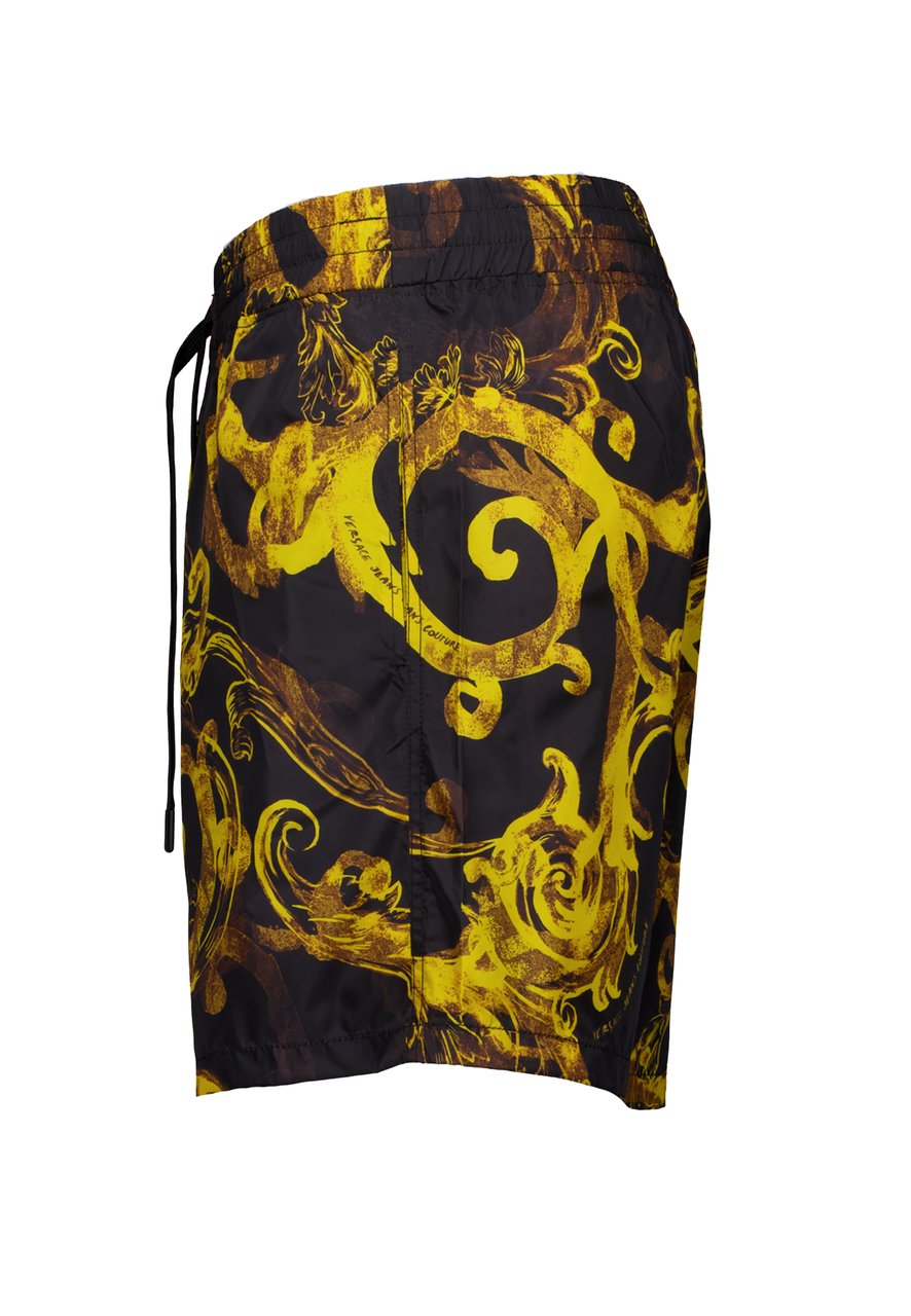 Versace Jeans Couture Versace Jeans Couture Swimshort Black/Gold Zwart