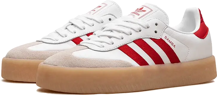 Adidas Adidas Sambae White Better Scarlet Gum Wit