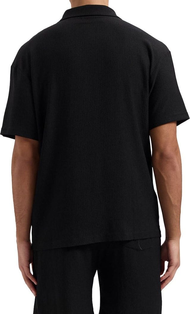 Croyez croyez seersucker shirt - vintage black Zwart