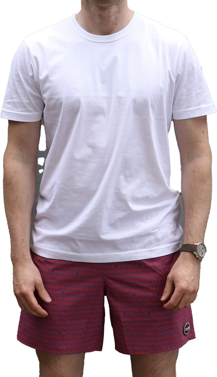 Colmar Originals Swimming Shorts Red Hermes Print Divers