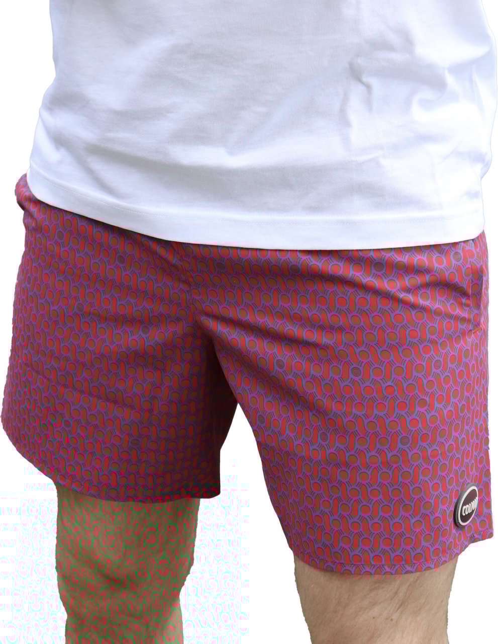 Colmar Originals Swimming Shorts Red Hermes Print Divers