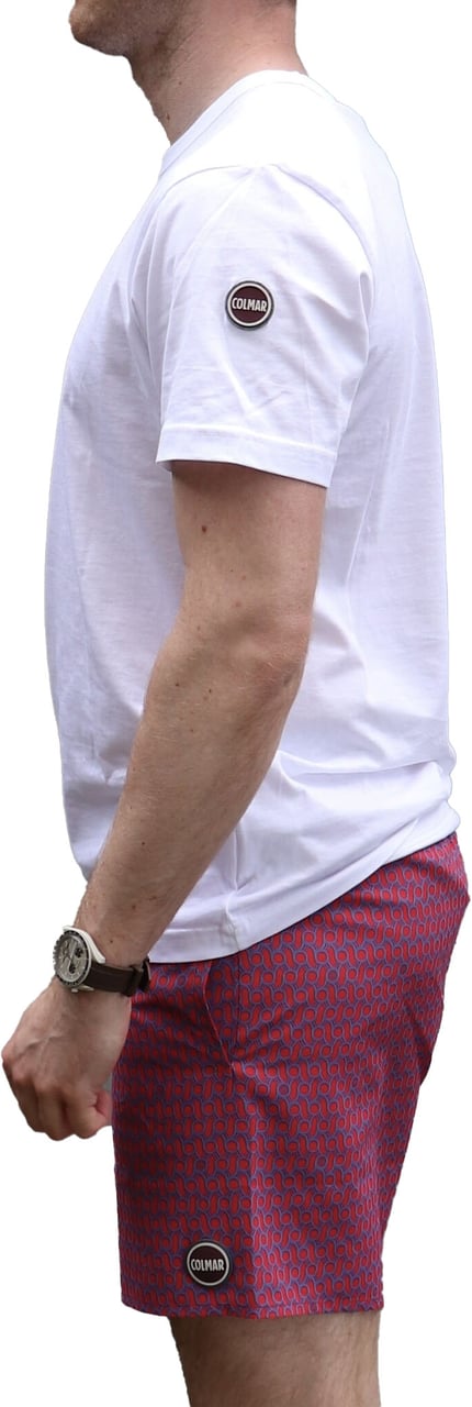 Colmar Originals Swimming Shorts Red Hermes Print Divers