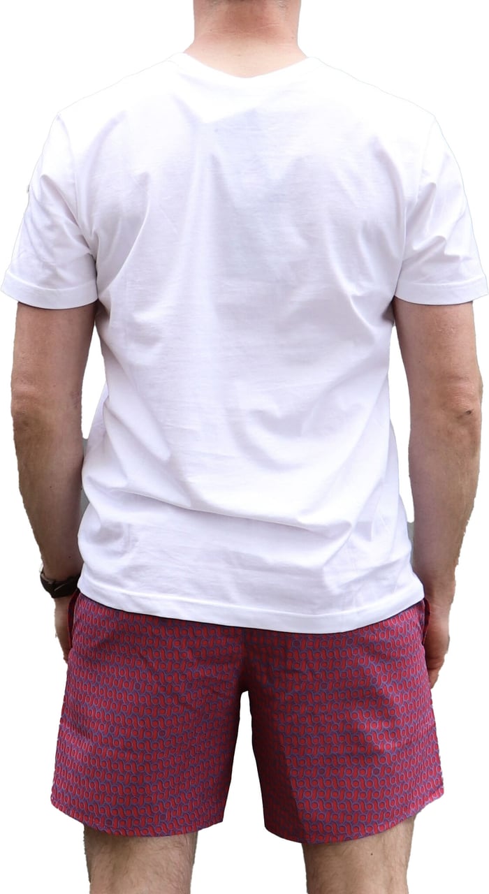 Colmar Originals Swimming Shorts Red Hermes Print Divers