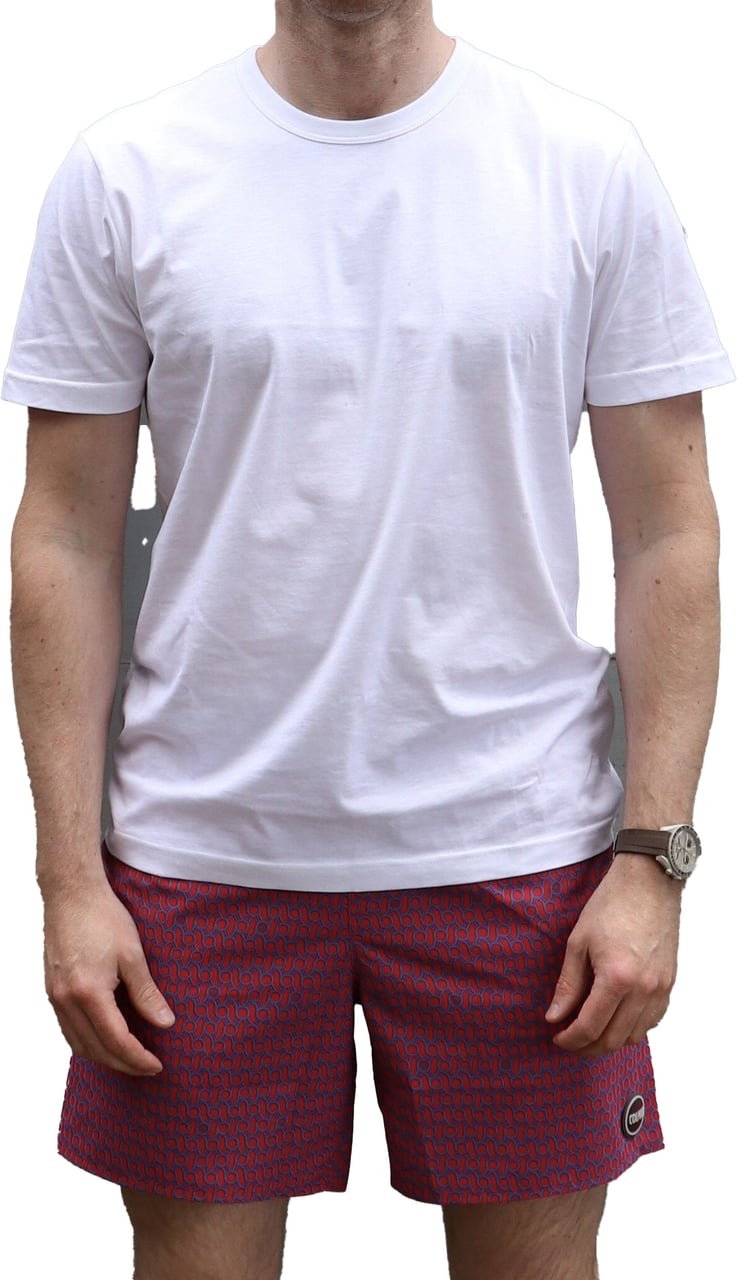 Colmar Originals Swimming Shorts Red Hermes Print Divers