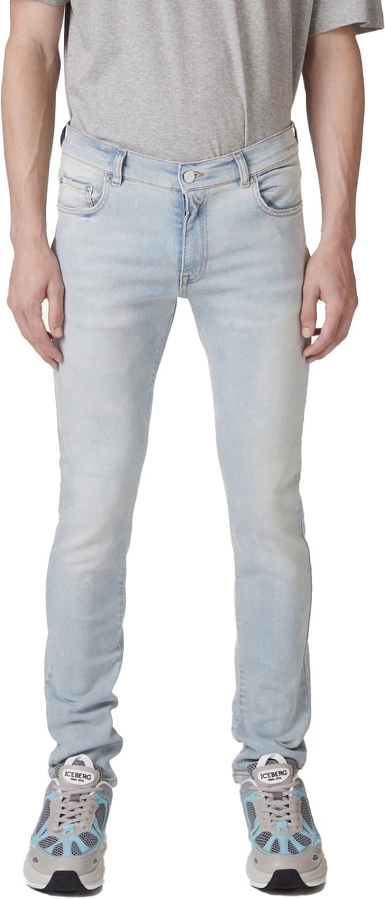 Iceberg Skinny Jeans Light Blue Blauw