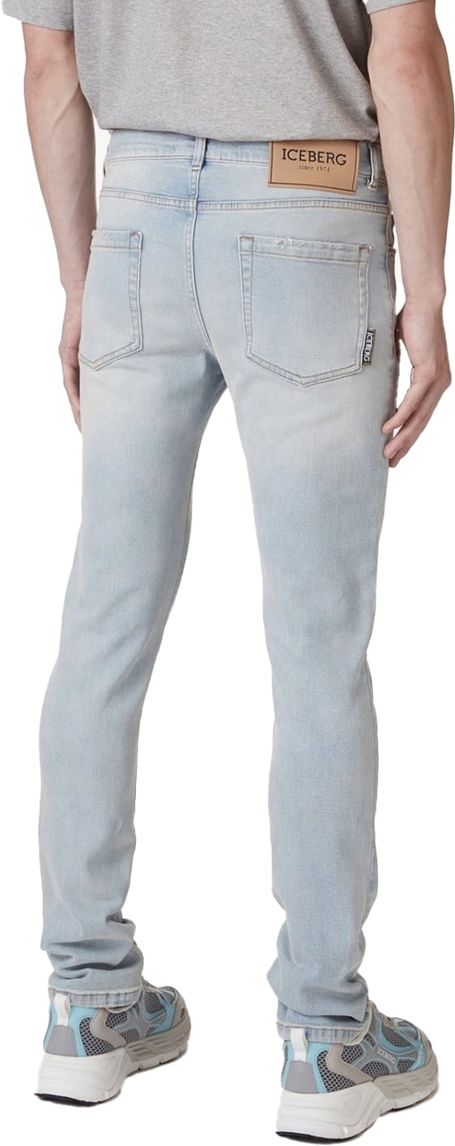 Iceberg Skinny Jeans Light Blue Blauw