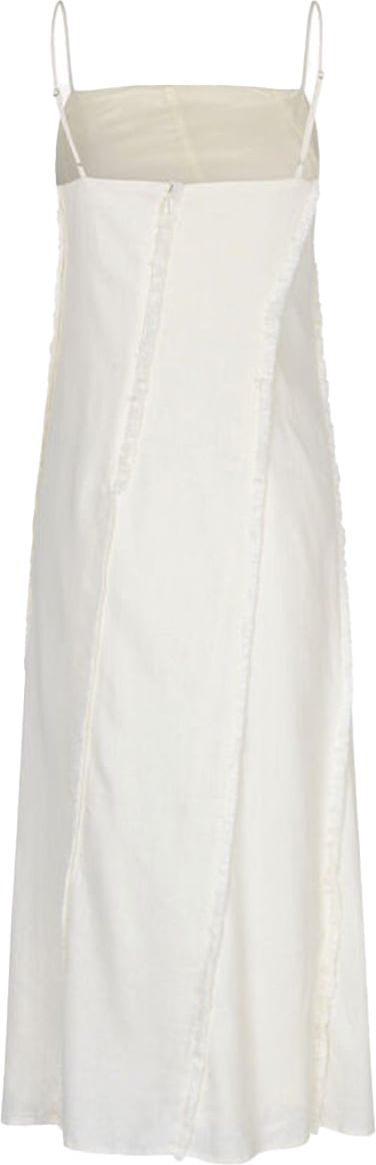 Samsøe Samsøe Samalta jurken off white Wit