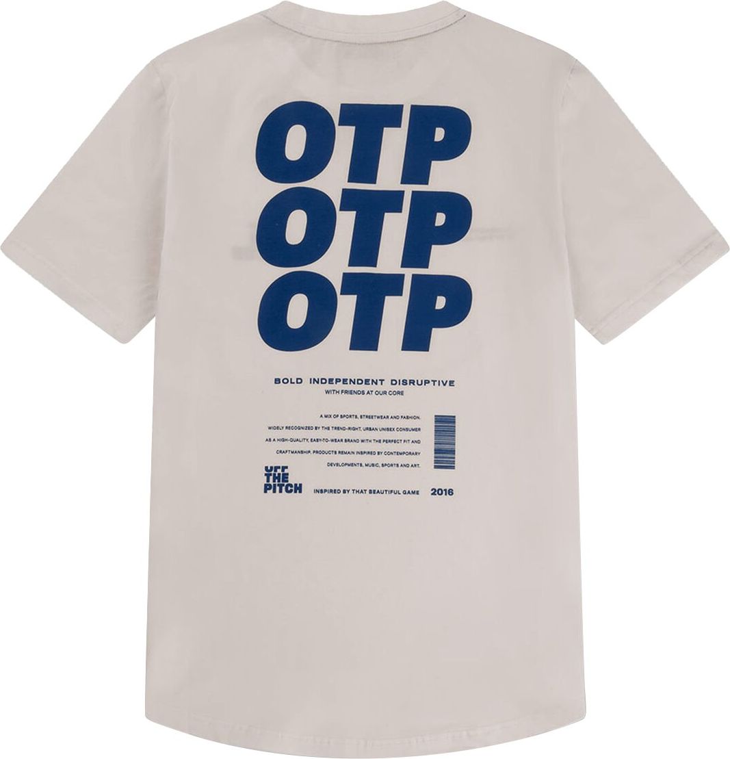 OFF THE PITCH Division T-Shirt Heren Beige Beige