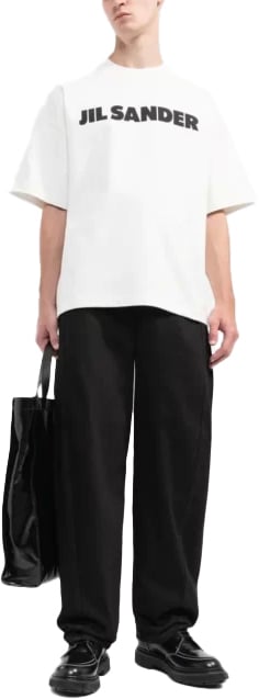 Jil Sander logo-print cotton T-shirt Wit