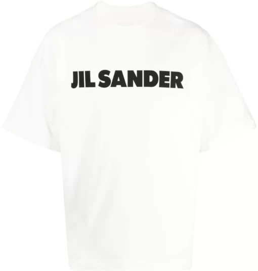 Jil Sander logo-print cotton T-shirt Wit