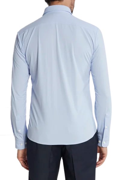Boss Shirts Light Pastel Blue Blauw