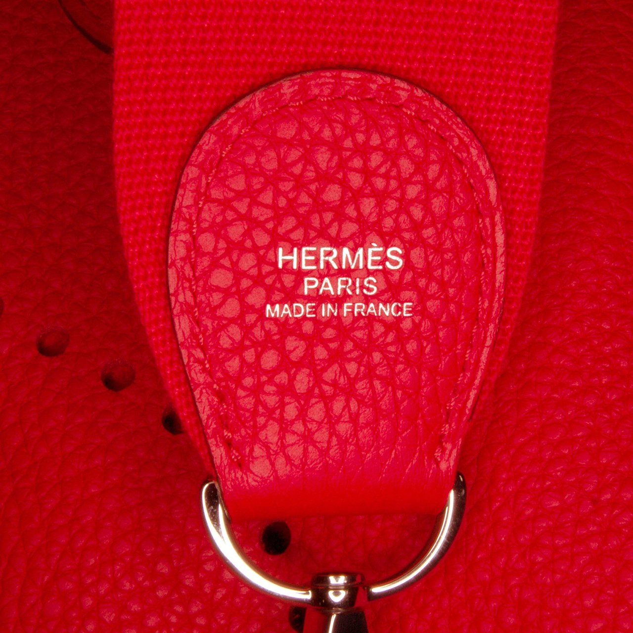 Hermès Clemence Evelyne III PM Rood