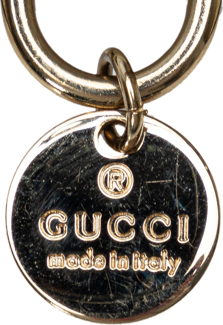 Gucci GG Supreme Bird Key Chain Bruin